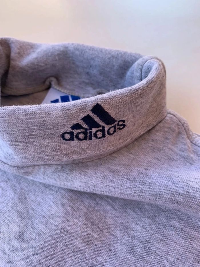 T-shirt manches longues col cheminée Adidas 8ans - photo numéro 10