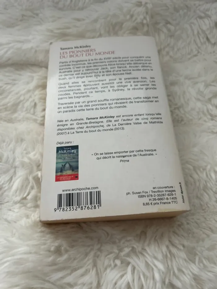 Livre de Tamara McKinley : les pionniers du bout du monde - photo numéro 2