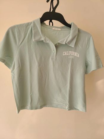 Polo turquoise • Cache Cache • taille M