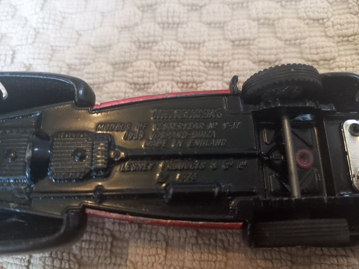 Véhicule miniature vintage – Hispano-Suiza 1938 (Matchbox Y-17) - photo numéro 3