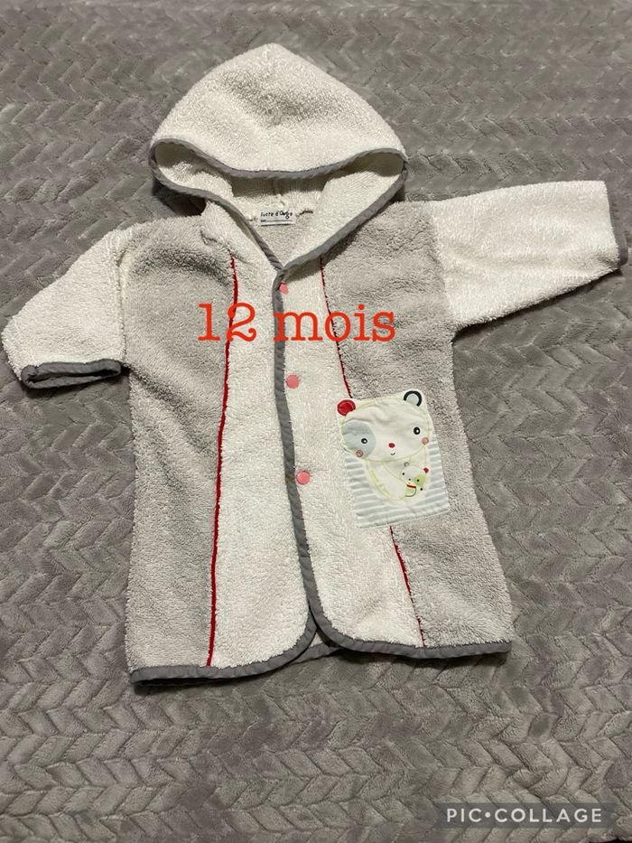 Peignoir de bain Sucre d’Orge 12 mois - photo numéro 1