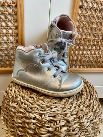 Bottines argentées