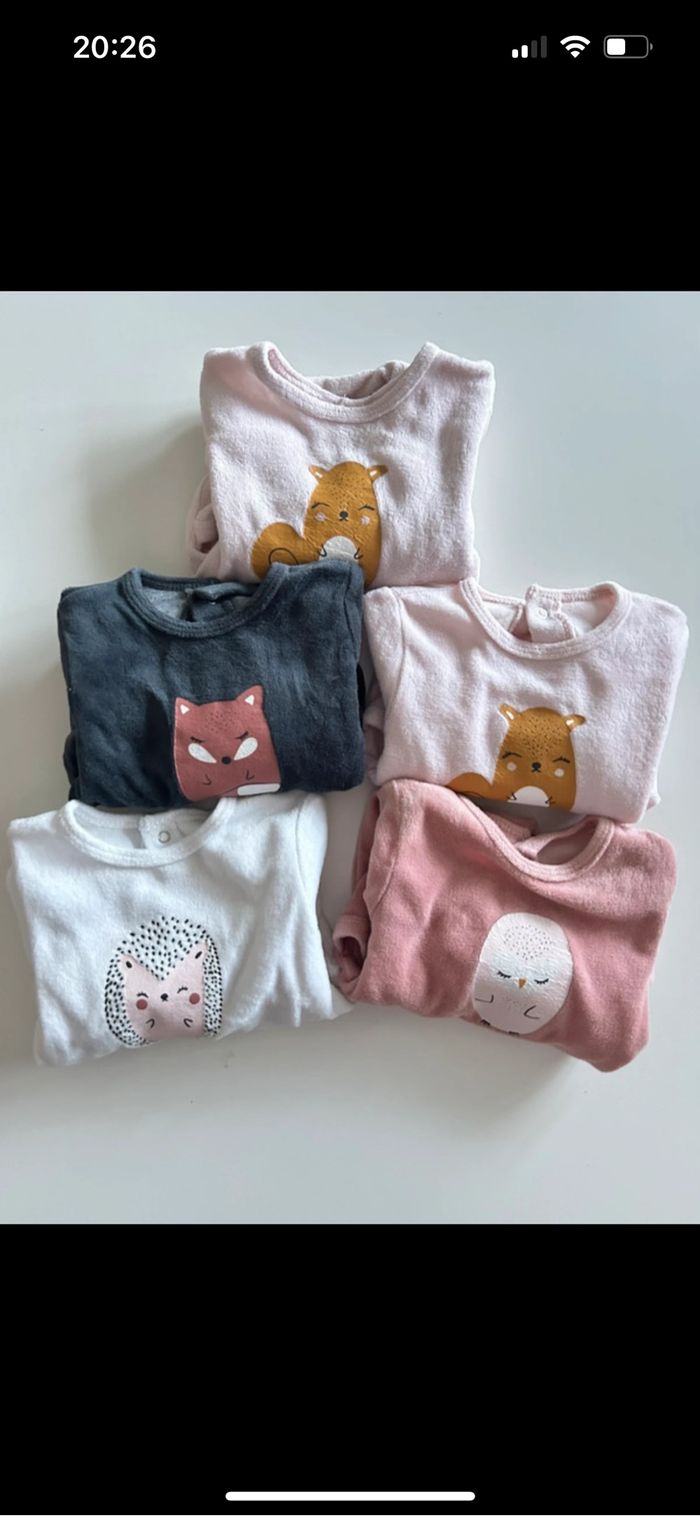Lot de 5 pyjamas