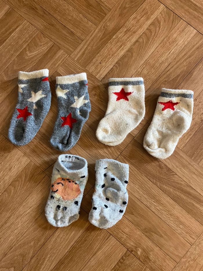 Lot de 3 paire de chaussette pour bébés taille 15/18