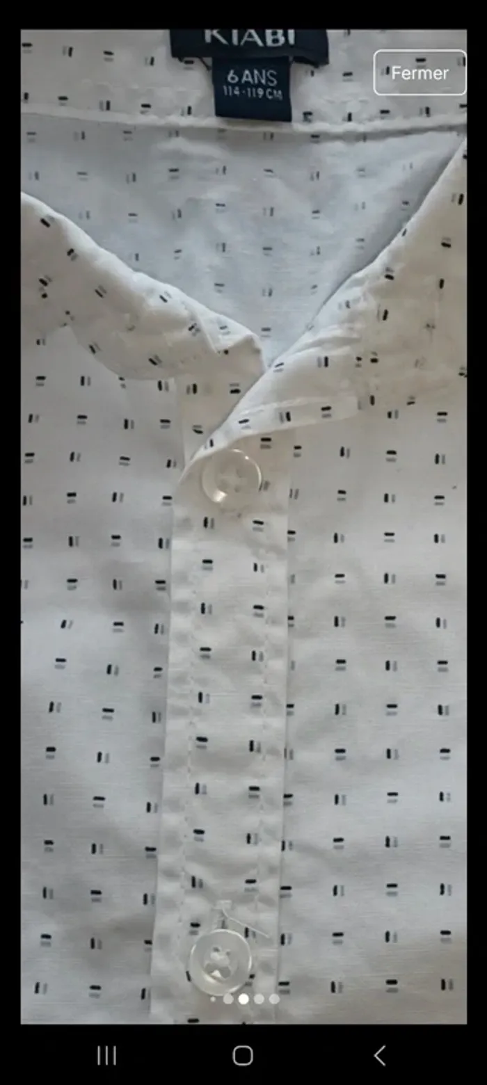 Costume bleu marine et blanc - photo numéro 3