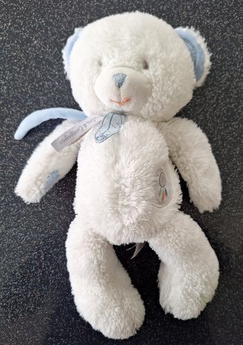 PELUCHE OURS ATTRAPE-REVE BLEU / DOUDOU ET COMPAGNIE