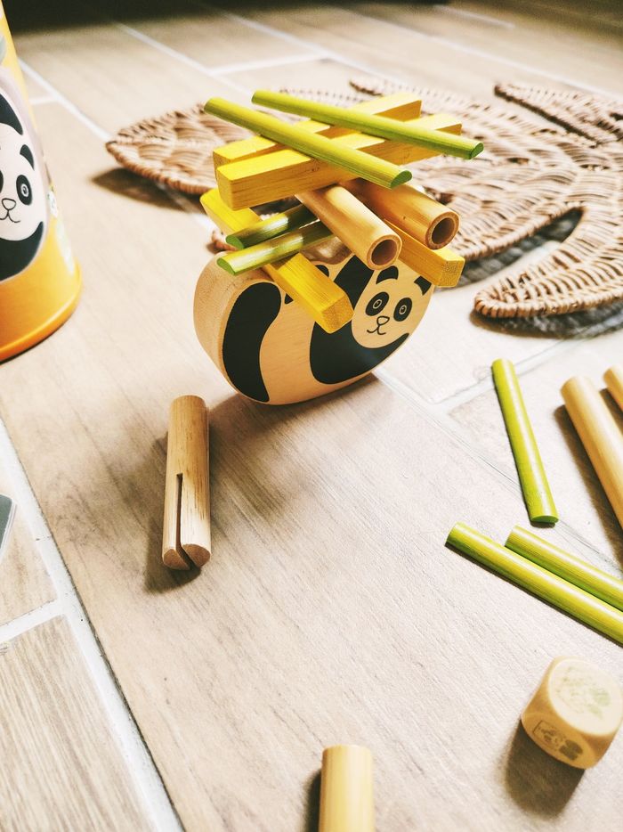 🐼Jeu de dextérité Pandabo avec rondins de bambou marque Hape - photo numéro 4