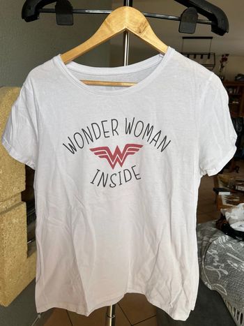Teeshirt blanc Wonder Woman