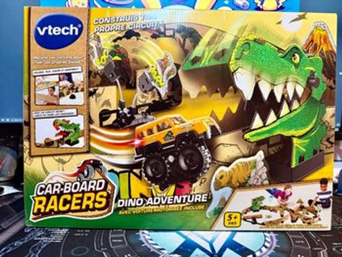 Vtech Dino Adventure Car Board Racers
