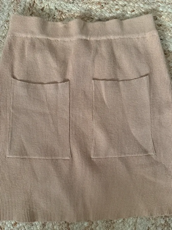 Jupe Courte Côtelée Beige Tally Weijl - XS - photo numéro 2