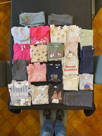 Lot de vêtements fille 4 ans 