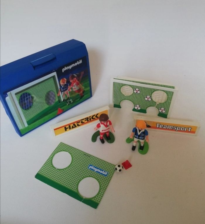 Playmobil 4701 valise foot footballeur but entraînement ballon
