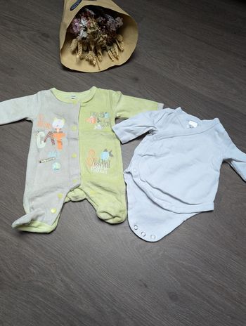 Pyjama et body prema mixte 46 cm