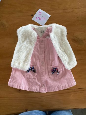 Robe + gilet sans manche