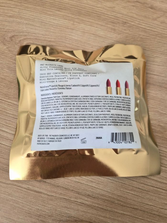 Coffret mini rouge a levres Pat Mcgrath labs - photo numéro 2