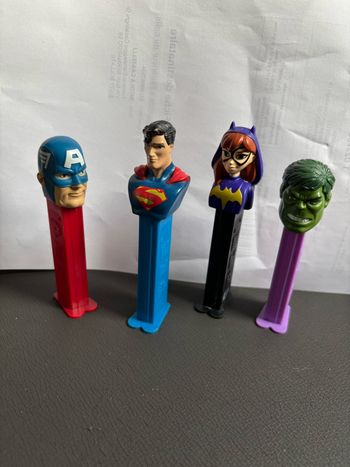 Lot Pez Marvel Superman Super Héros