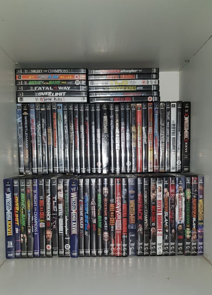 Lot de DVD WWE de 2006 à 2018