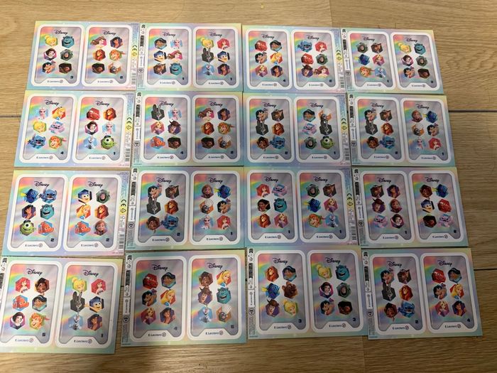 Lot de 64 cartes Disney
