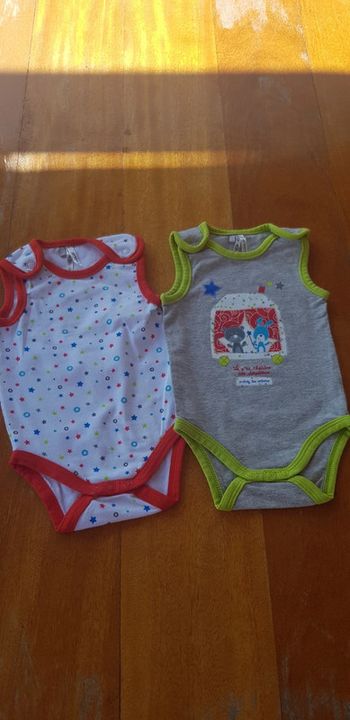 Lors bodies débardeur 3mois