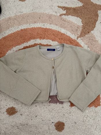 Boléro beige doré 8 ans Okaïdi 