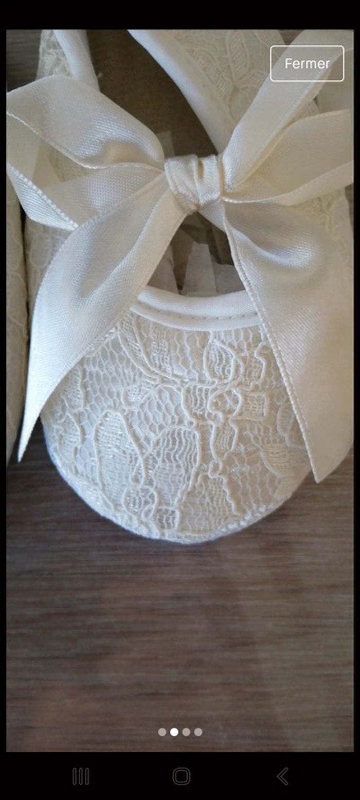 Chaussons baptême/cérémonie - photo numéro 2