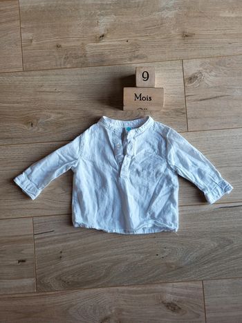 Chemise coton été bébé garçon