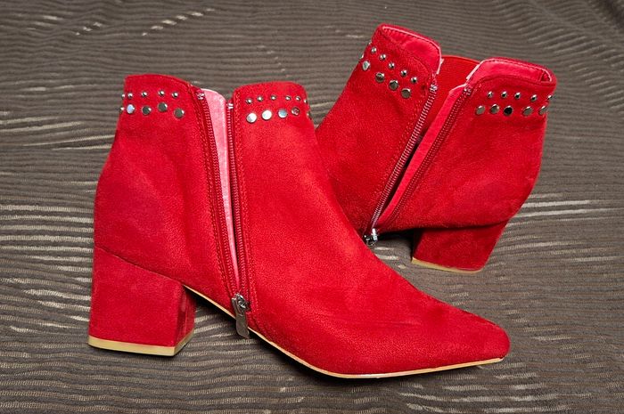 Bottines rouge - photo numéro 3