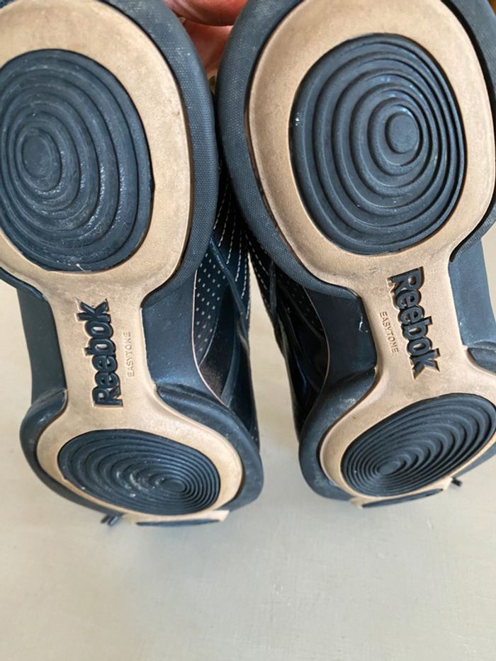 Basket vintage Reebok easy tone moving air inside smooth fit noire et rosé taille 37 - photo numéro 12