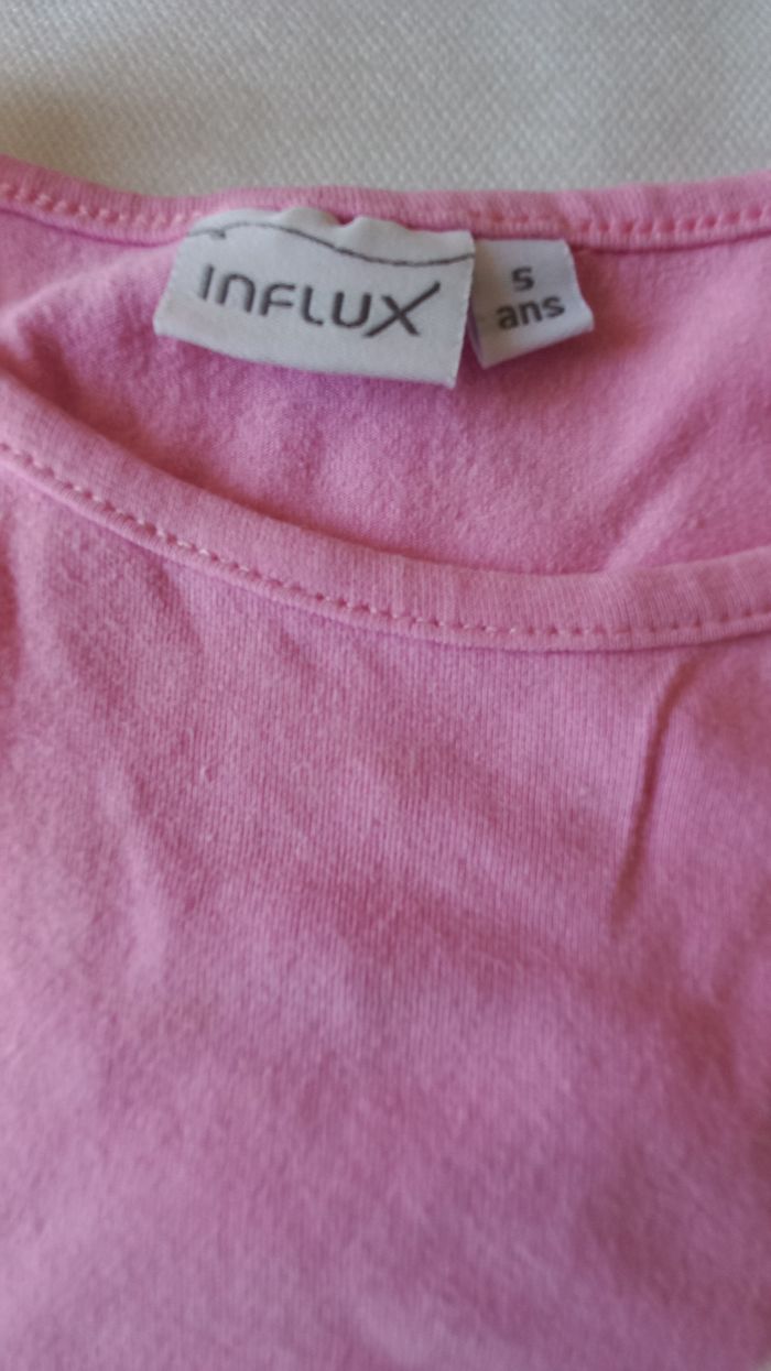 T-shirt fille 5 ans Influx - photo numéro 3