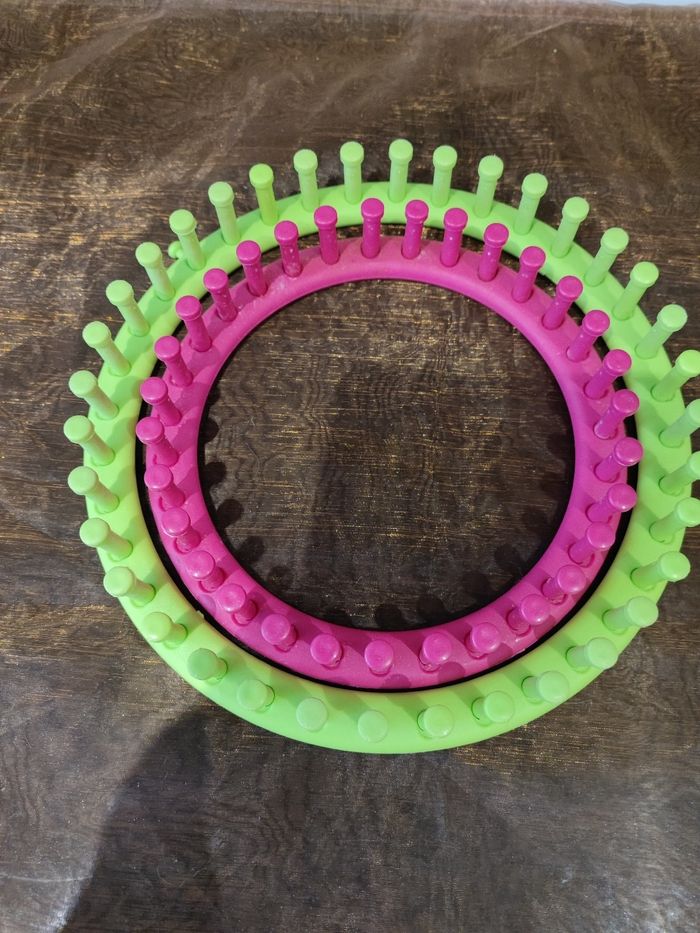 Set cadre tricot rond et droit