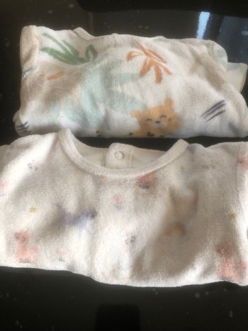 Pyjamas épais petite taille 3 mois 