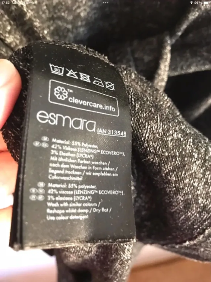 Robe pull grise chiné Esmara taille 34/36 - photo numéro 7