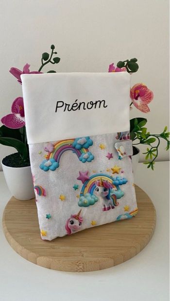 Protège carnet de santé enfant bébé personnalisable personnalisé prenom 