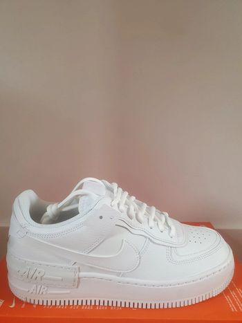 Nike Air Force 1 Shadow "full white"(40.5)