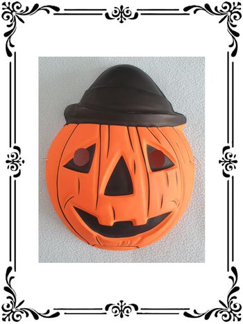Masque citrouille.