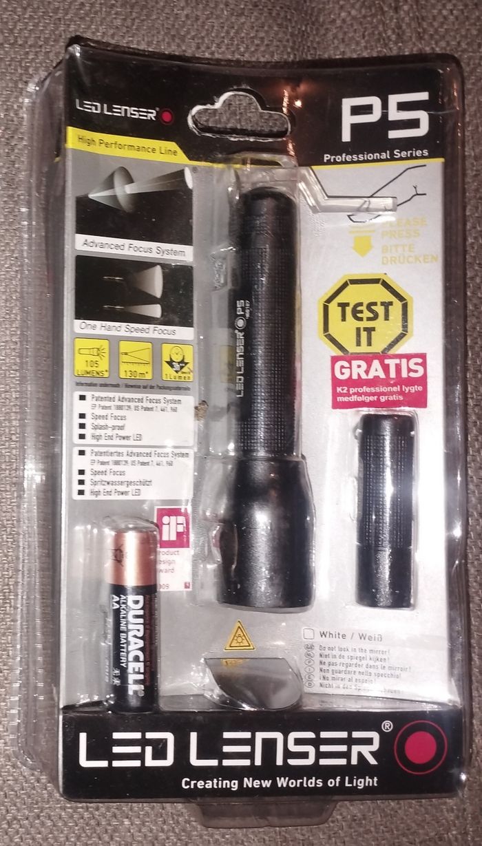 Lampe professionnelle led lenser