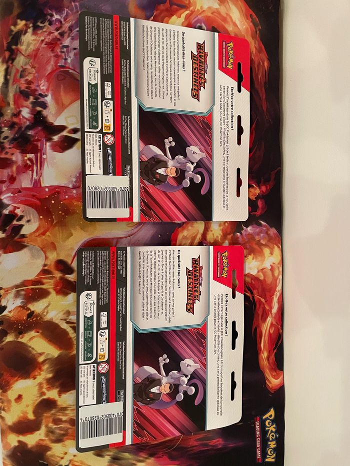 Lot de 2 Tripack Pokémon EV10 - photo numéro 2