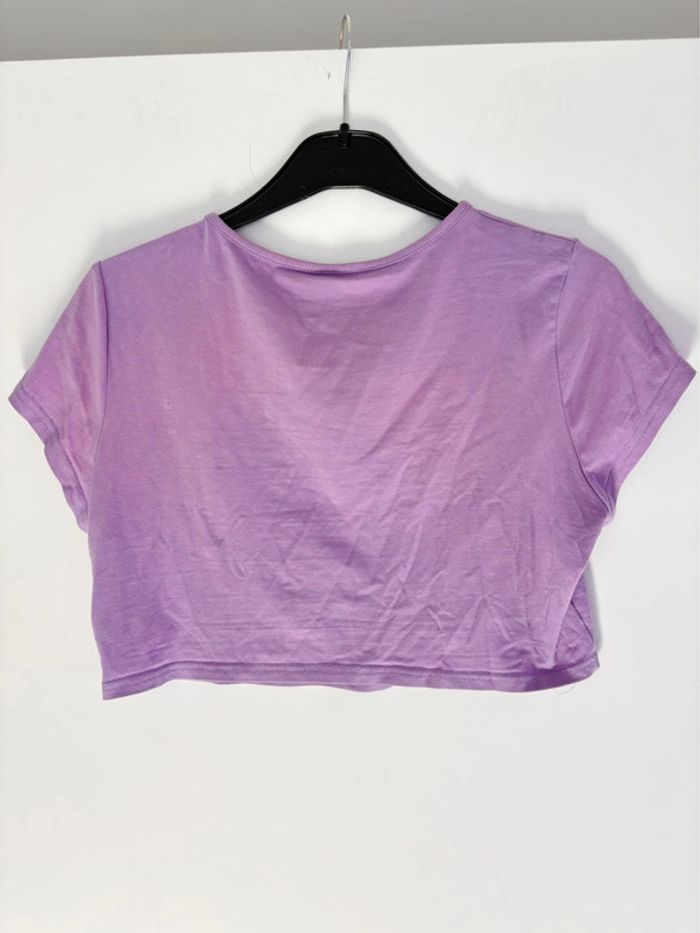 Croptop mauve Shein S - photo numéro 4