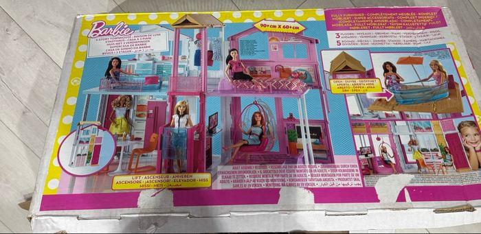 Maison de luxe  barbie et accessoires  90cm X  60 cm - photo numéro 4