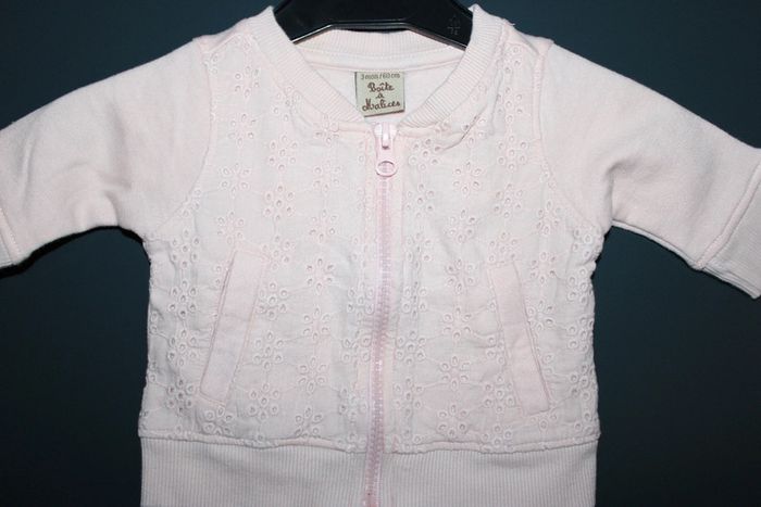 Veste zippée taille 3 mois 60 cm - photo numéro 6