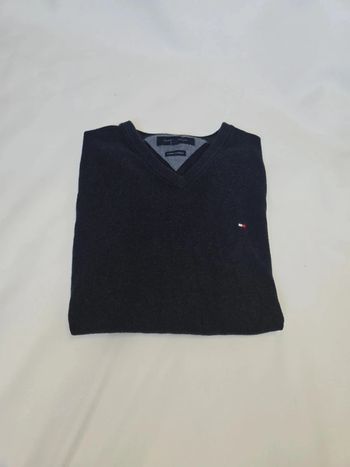 Pull Col v Cotton cashmere vintage