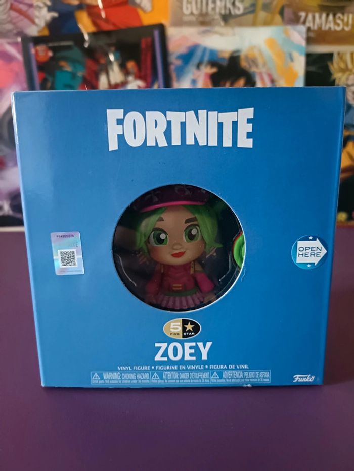 Figurine Fortnite 5 Five Star Zoey Neuf et Scellé