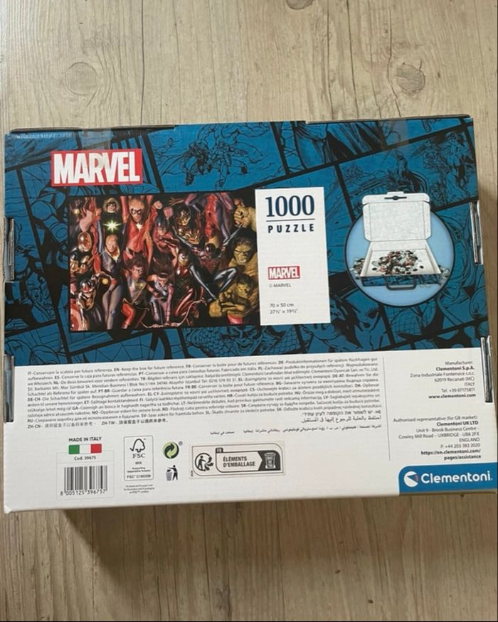 Puzzle Marvel 1000 pièces - clementoni - photo numéro 4