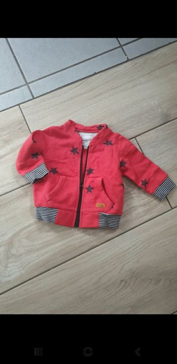 Veste zippée bébé catimini 3 mois