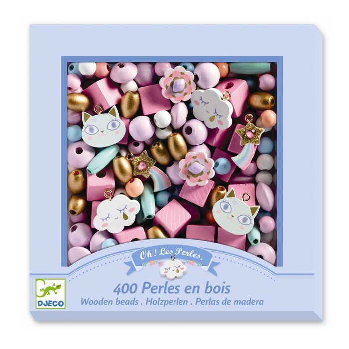 Perles bois : Arc-en-ciel - Djeco NEUF DJ09823