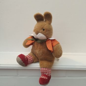 Peluche lapin vintage ajena 