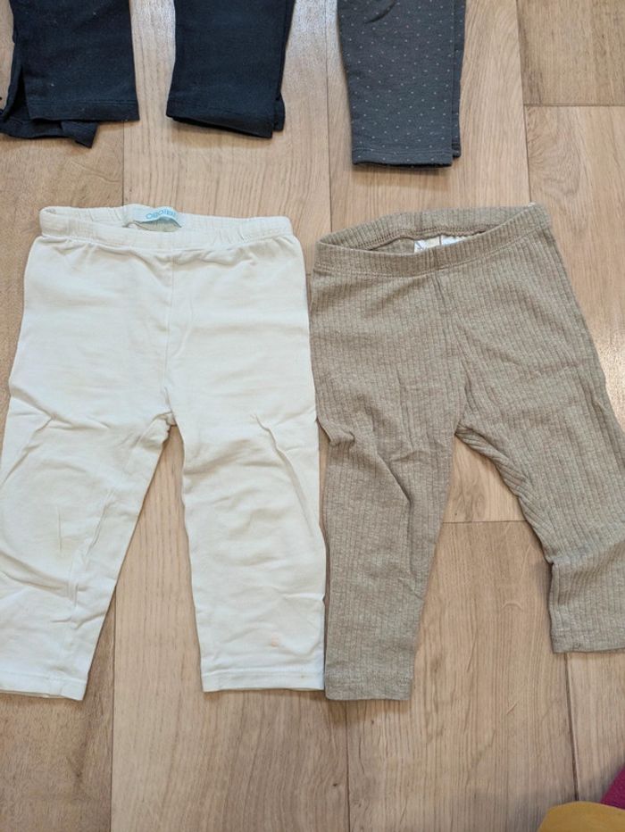 Lot 6 leggings 18 Mois 80cm - photo numéro 2