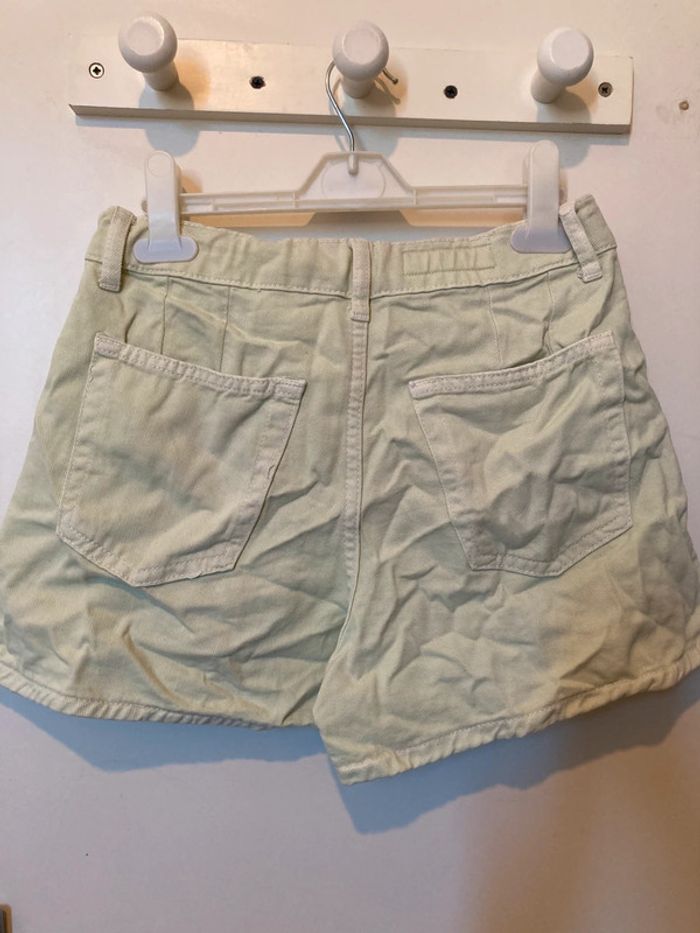 Short en Jean Menthe - photo numéro 5