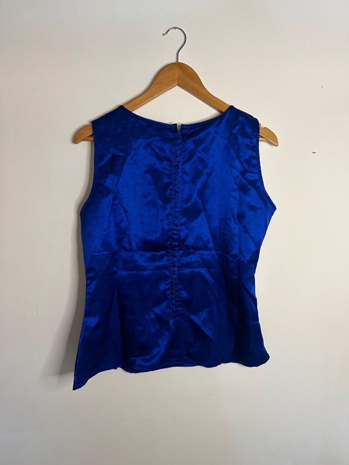 Tee shirt Bleu Bonheur T44 - photo numéro 4