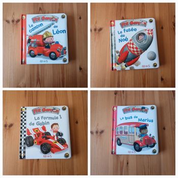 Lot 4 livres P'tit garçon 